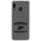 Purdue University Purdue Grey Logo Galaxy A20 Clear Case