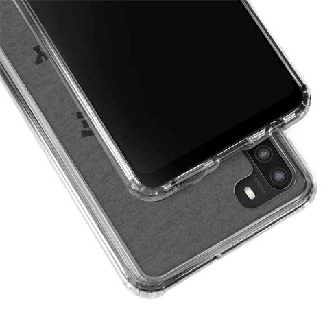 Purdue University Purdue Grey Logo Galaxy A21 Clear Case