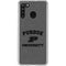 Purdue University Purdue Grey Logo Galaxy A21 Clear Case