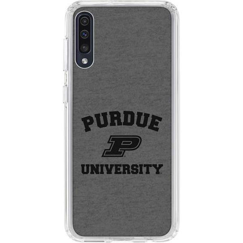 Purdue University Purdue Grey Logo Galaxy A50 Clear Case