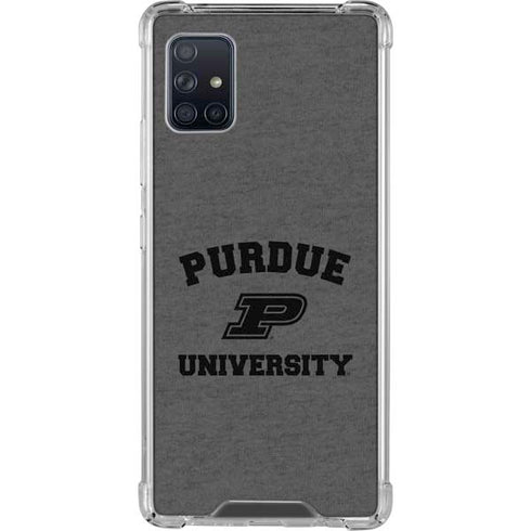 Purdue University Purdue Grey Logo Galaxy A51 5G Clear Case
