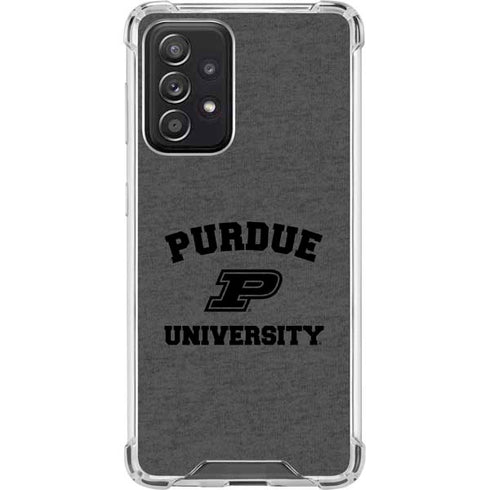 Purdue University Purdue Grey Logo Galaxy A52 5G Clear Case