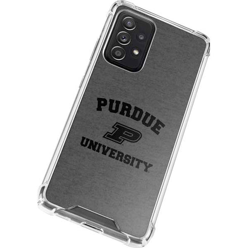 Purdue University Purdue Grey Logo Galaxy A52 5G Clear Case