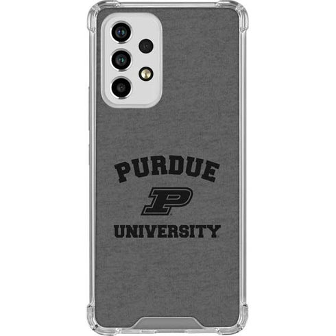 Purdue University Purdue Grey Logo Galaxy A53 5G Clear Case