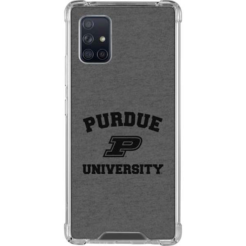 Purdue University Purdue Grey Logo Galaxy A71 5G Clear Case