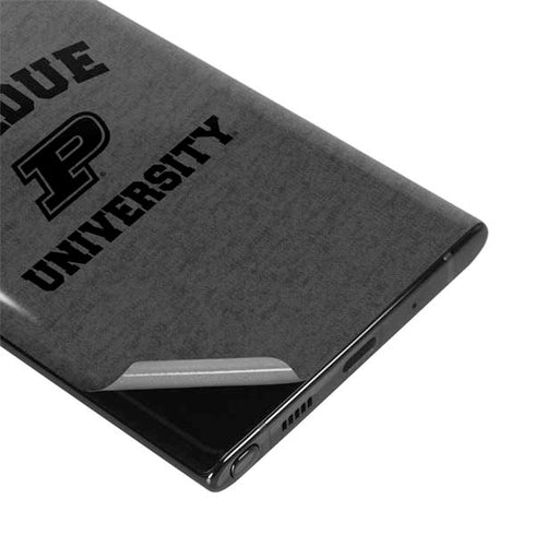 Purdue University Purdue Grey Logo Galaxy Note 10 Skin