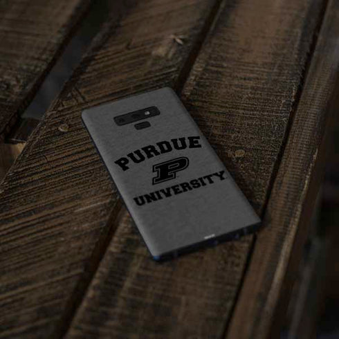 Purdue University Purdue Grey Logo Galaxy Note 9 Skin