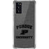Purdue University Purdue Grey Logo Galaxy Note20 5G Clear Case
