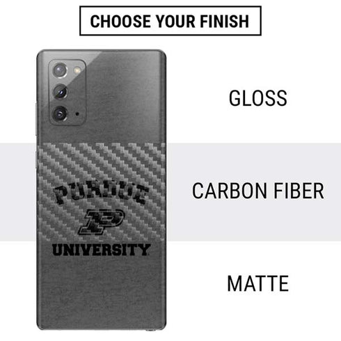 Purdue University Purdue Grey Logo Galaxy Note20 5G Skin