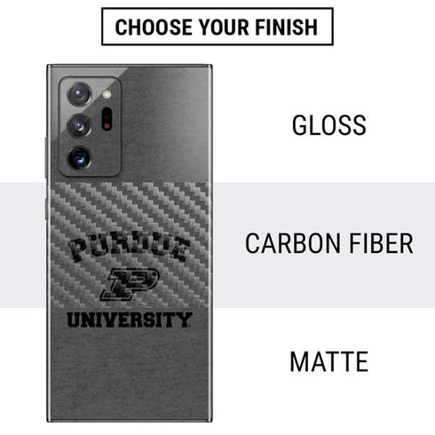 Purdue University Purdue Grey Logo Galaxy Note20 Ultra 5G Skin