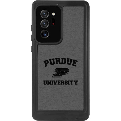 Purdue University Purdue Grey Logo Galaxy Note20 Ultra 5G Waterproof Case