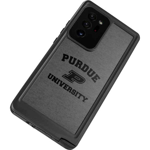 Purdue University Purdue Grey Logo Galaxy Note20 Ultra 5G Waterproof Case