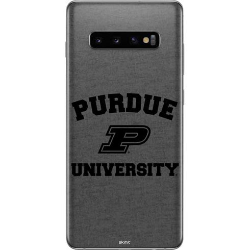 Purdue University Purdue Grey Logo Galaxy S10 Plus Skin