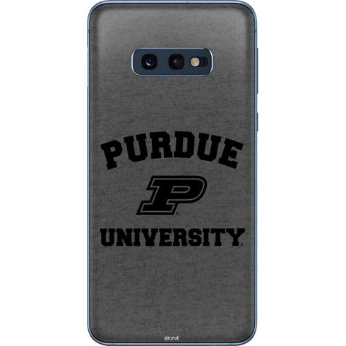 Purdue University Purdue Grey Logo Galaxy S10e Skin