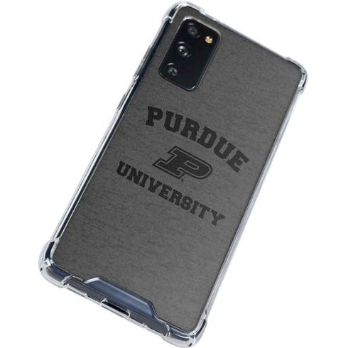 Purdue University Purdue Grey Logo Galaxy S20 FE Clear Case
