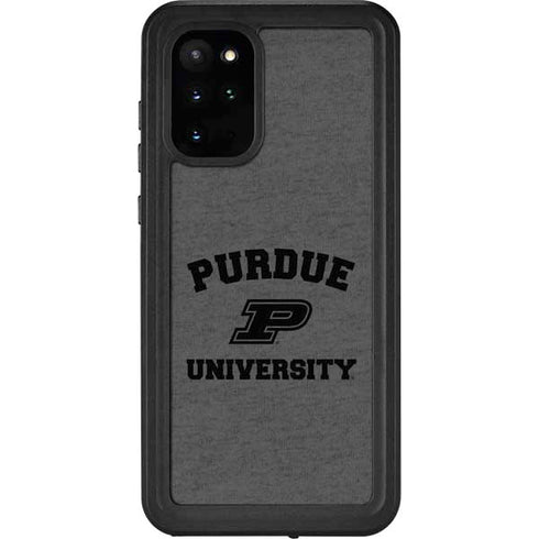 Purdue University Purdue Grey Logo Galaxy S20 Plus Waterproof Case