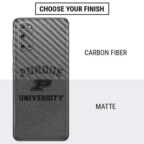 Purdue University Purdue Grey Logo Galaxy S20 Skin