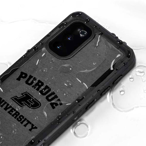 Purdue University Purdue Grey Logo Galaxy S20 Waterproof Case