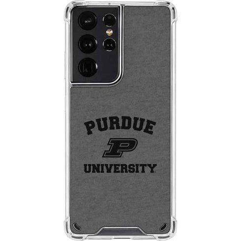 Purdue University Purdue Grey Logo Galaxy S21 Ultra 5G Clear Case