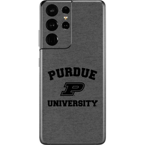 Purdue University Purdue Grey Logo Galaxy S21 Ultra 5G Skin