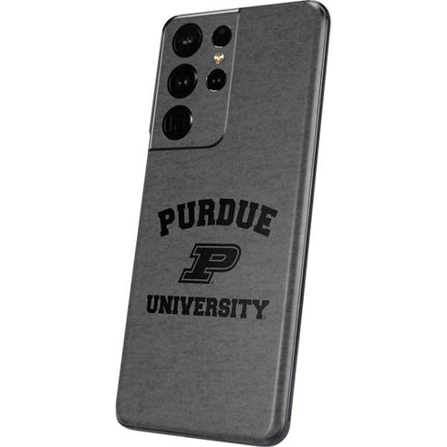 Purdue University Purdue Grey Logo Galaxy S21 Ultra 5G Skin