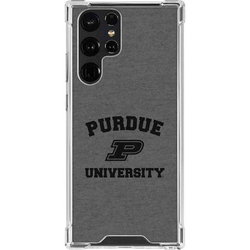 Purdue University Purdue Grey Logo Galaxy S22 Ultra Clear Case
