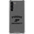 Purdue University Purdue Grey Logo Galaxy S23 Plus Clear Case