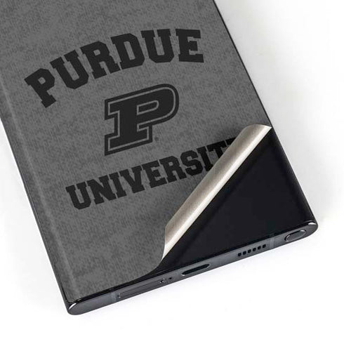 Purdue University Purdue Grey Logo Galaxy S23 Ultra Skin