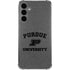 Purdue University Purdue Grey Logo Galaxy S24 Plus Clear Case
