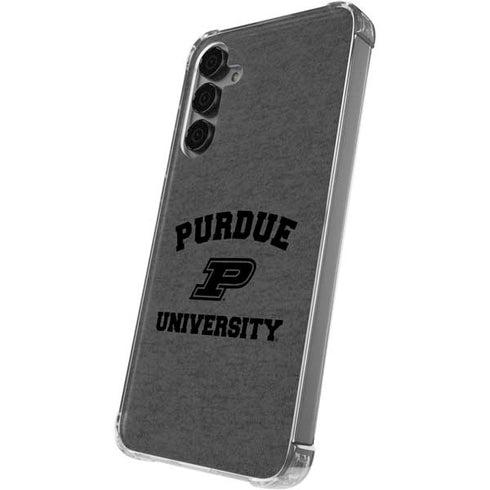 Purdue University Purdue Grey Logo Galaxy S24 Plus Clear Case