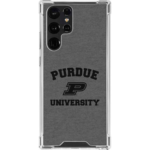 Purdue University Purdue Grey Logo Galaxy S24 Ultra Clear Case