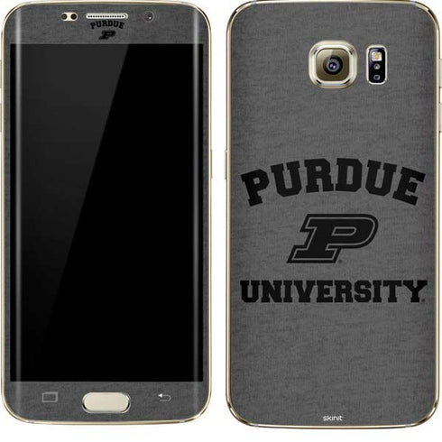 Purdue University Purdue Grey Logo Galaxy S7 Edge Skin