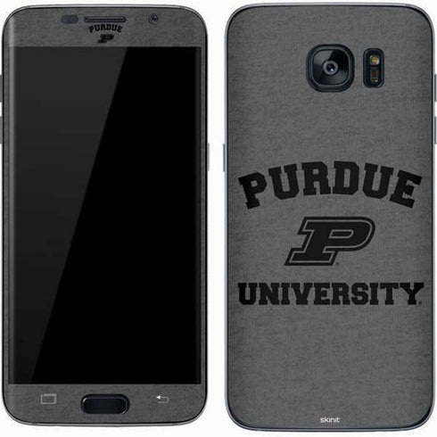 Purdue University Purdue Grey Logo Galaxy S7 Skin