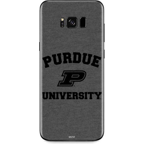 Purdue University Purdue Grey Logo Galaxy S8 Skin