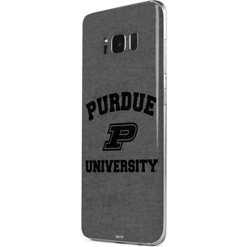 Purdue University Purdue Grey Logo Galaxy S8 Skin