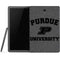 Purdue University Purdue Grey Logo Samsung Galaxy Tab Skin