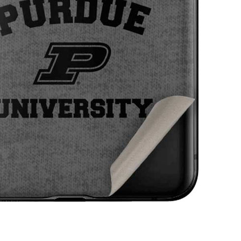 Purdue University Purdue Grey Logo Galaxy Z Flip Skin