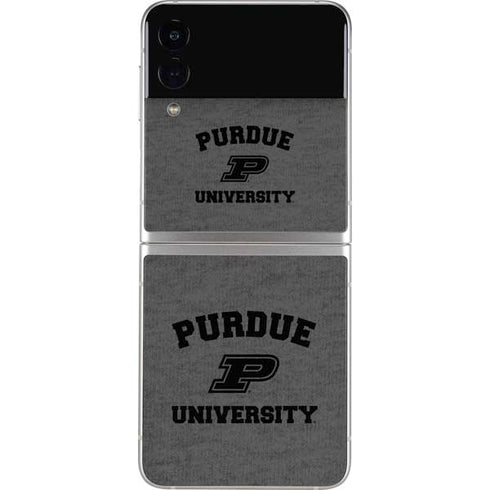 Purdue University Purdue Grey Logo Galaxy Z Flip4 5G Skin