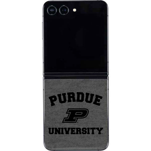 Purdue University Purdue Grey Logo Galaxy Z Flip5 5G Skin