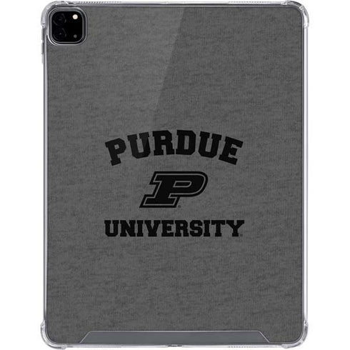 Purdue University Purdue Grey Logo iPad Pro 12.9in (2020) Clear Case