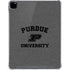 Purdue University Purdue Grey Logo iPad Pro 12.9in (2020) Clear Case