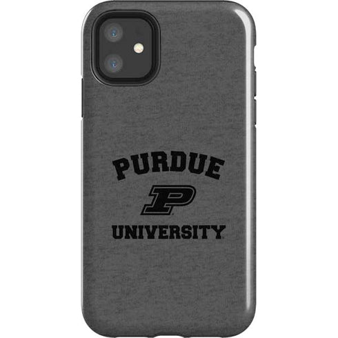 Purdue University Purdue Grey Logo iPhone 11 Impact Case