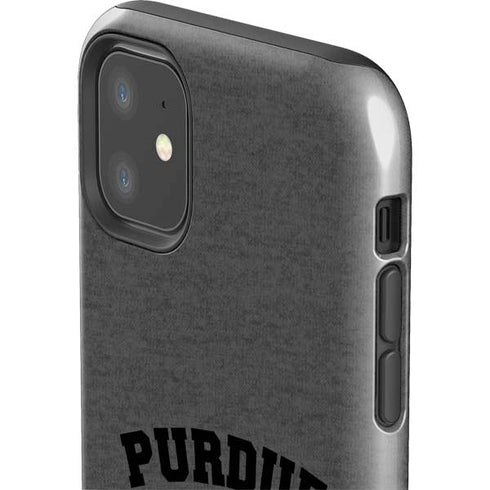Purdue University Purdue Grey Logo iPhone 11 Impact Case