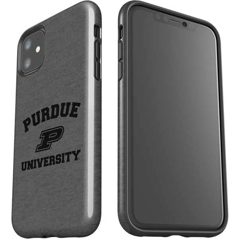 Purdue University Purdue Grey Logo iPhone 11 Impact Case
