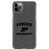 Purdue University Purdue Grey Logo iPhone 11 Pro Max Lite Case