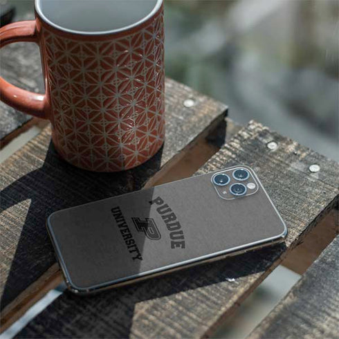 Purdue University Purdue Grey Logo iPhone 11 Pro Max Skin