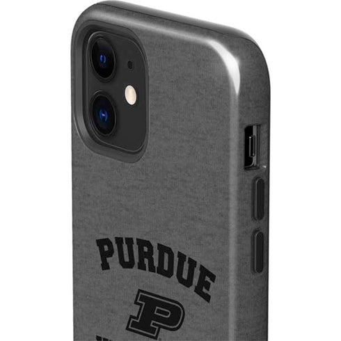 Purdue University Purdue Grey Logo iPhone 12 Impact Case
