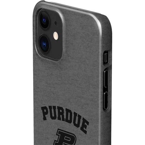 Purdue University Purdue Grey Logo iPhone 12 Mini Lite Case