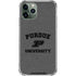 Purdue University Purdue Grey Logo iPhone 12 Pro Max Clear Case