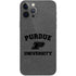 Purdue University Purdue Grey Logo iPhone 12 Pro Skin